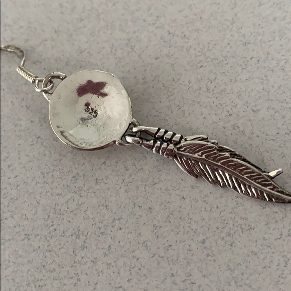 Sterling Silver Turquoise earrings - Picture 4 of 6